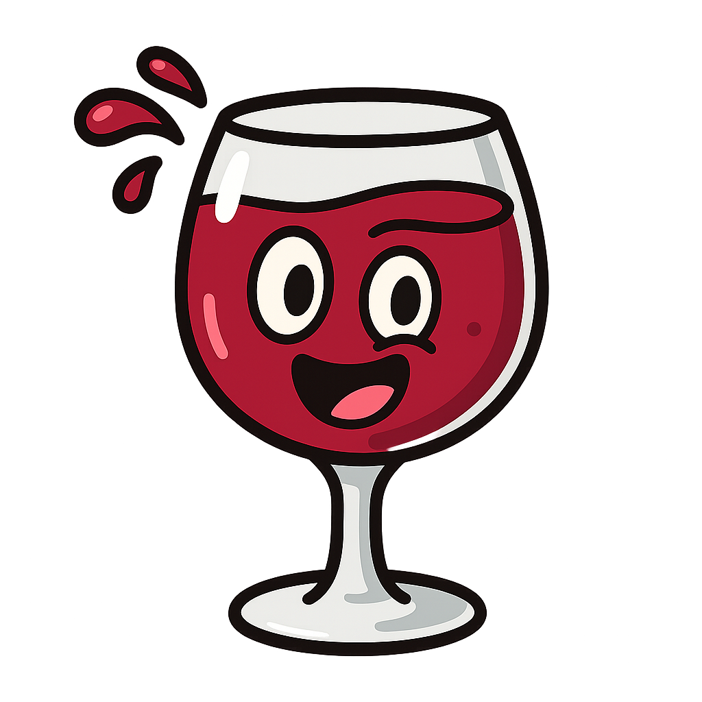 Wine Glass Mascot